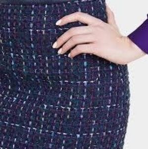 Marciano by Guess Navy Tweed Mini Skirt